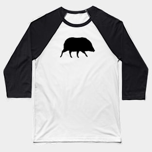 Javelina Silhouette Baseball T-Shirt